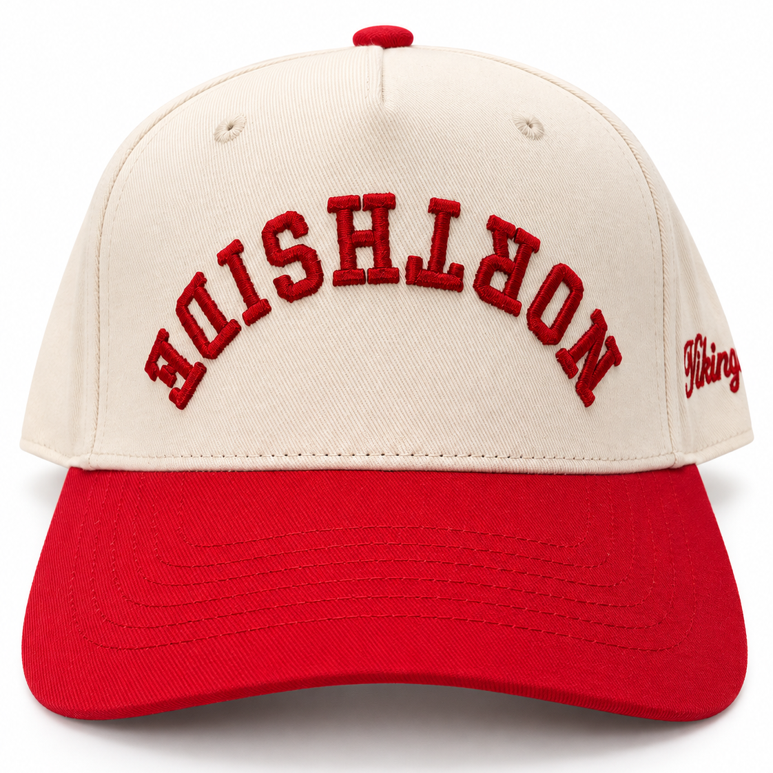 Northside Sideline Cap - Red/Cream