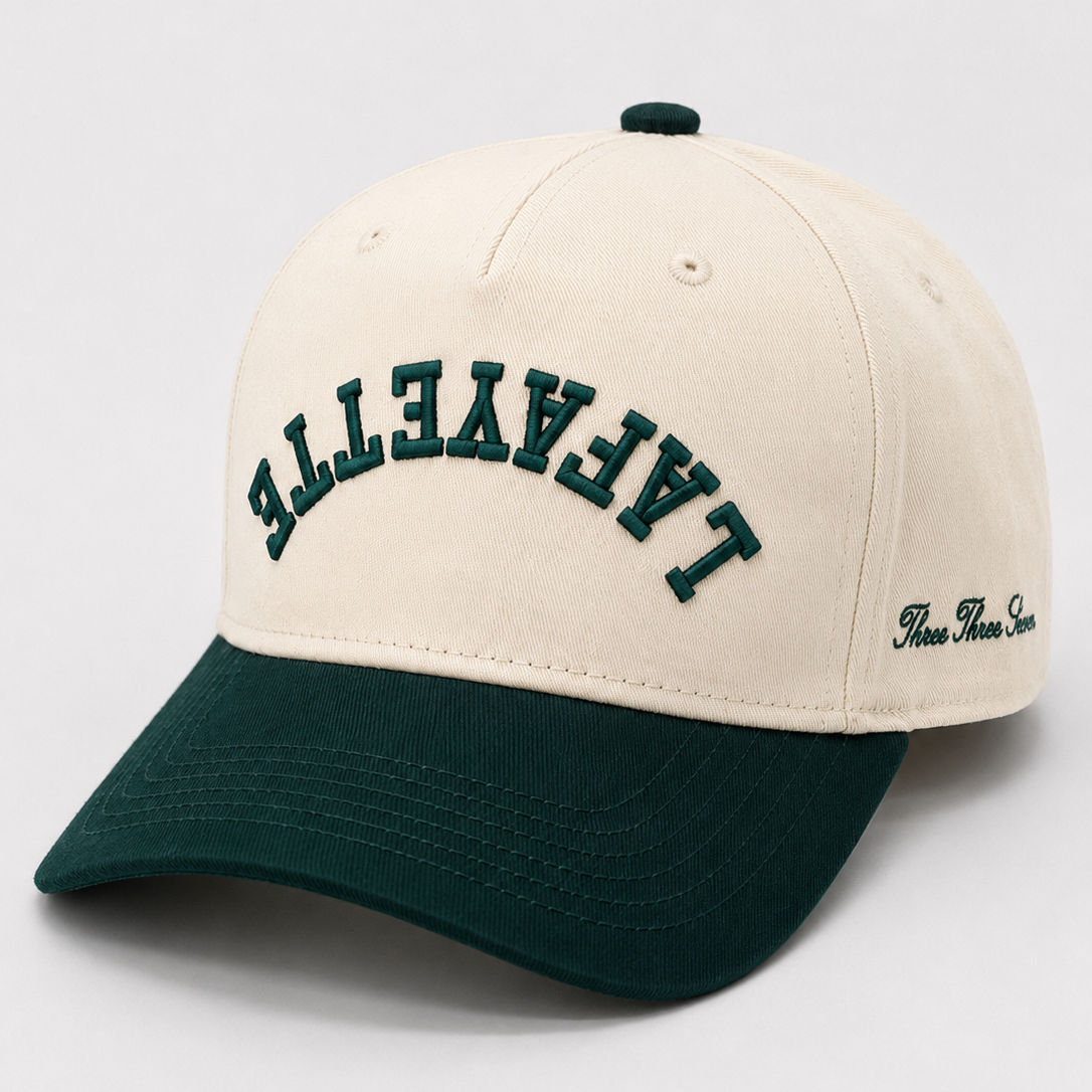 Lafayette Flipped Cap - Green/Cream