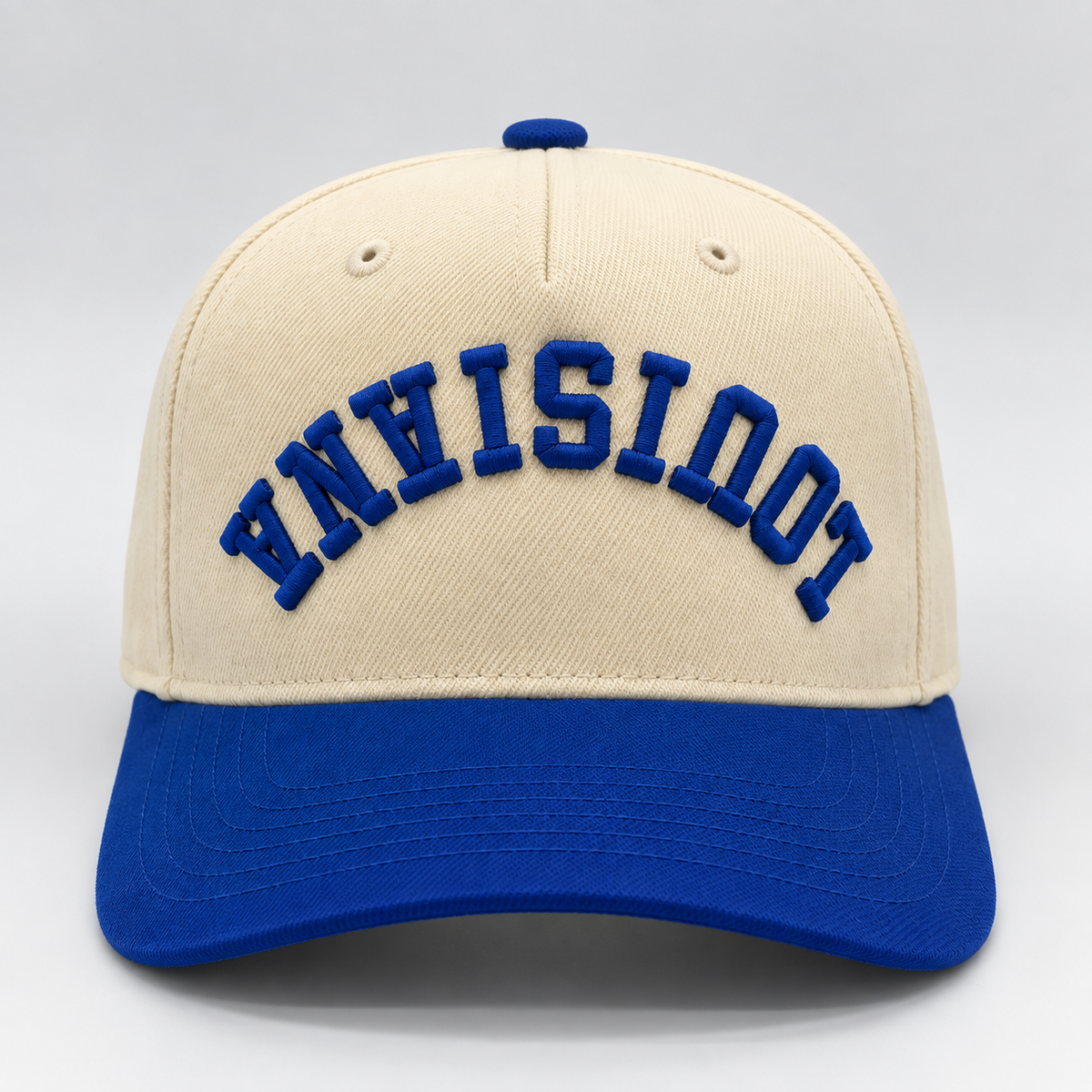 Louisiana Flipped Cap - Blue/Cream