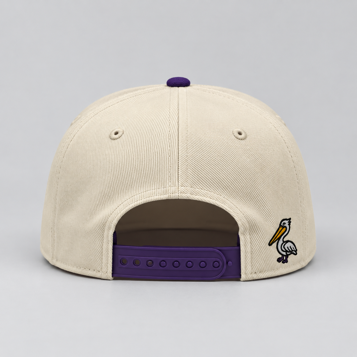 Louisiana Flipped Cap - Purple/Cream