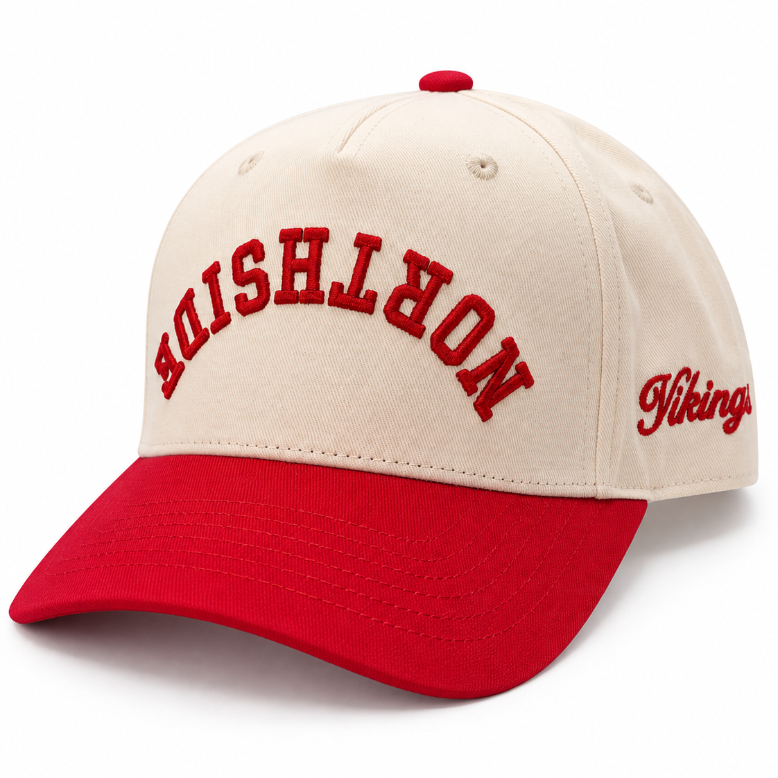 Northside Sideline Cap - Red/Cream