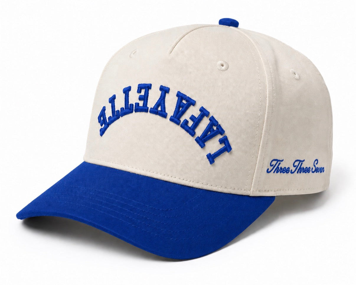 Lafayette Flipped Cap - Royal Blue/Cream